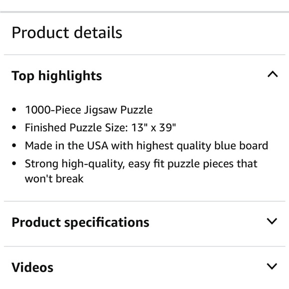 NWT - Volkswagen Vintage Van 1000 Piece Jigsaw Panoramic Puzzle - Eurographics - Picture 4 of 4